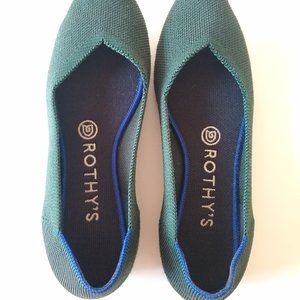 Rothy's Retired Emerald Pointed-Toe Flats
